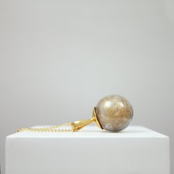 Memoria | Perle i forgyldt slv