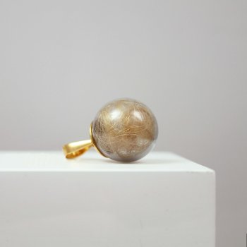 Memoria | Perle i forgyldt slv