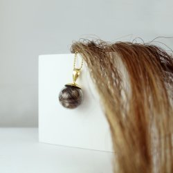 Memoria | Perle i forgyldt slv