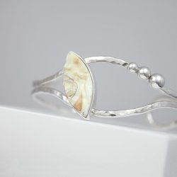 Hestetand | Armring af banket slv