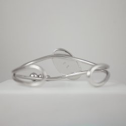 Hestetand | Armring med slvkugler